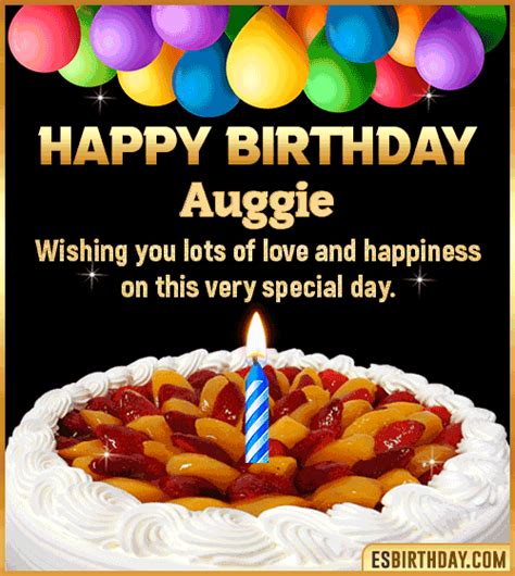 Happy Birthday Auggie GIF 🎂 Images Animated Wishes【28 GiFs】