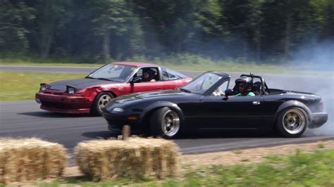 Turbo Miata Drifting - ALMOST TOTALED IT! - YouTube