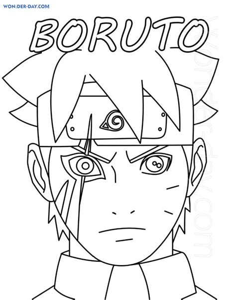 Coloriage Boruto - Dessin à colorier gratuits à imprimer | Coloriage naruto, Coloriage, Dessin a ...