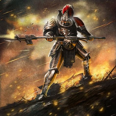 Warhammer 40k artwork — Adeptus Custodes by Oscar Obando / John Stone in 2022 | Warhammer 40k ...