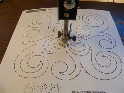 Free Motion Quilting a Continuous Line Design | Stencil patterns ...