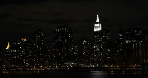 New York City Skyline At Night Wallpaper