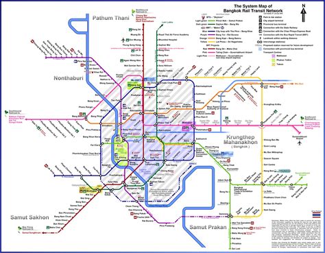 Bangkok Metro Map 2024 - Florri Anna-Diana