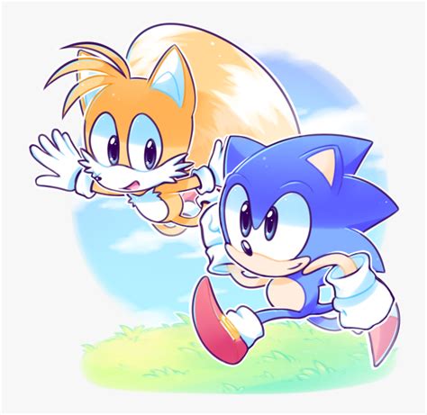 Sonic Y Tails Fan Art, HD Png Download , Transparent Png Image - PNGitem