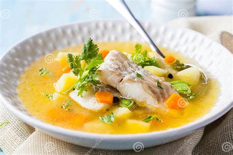 Fish soup stock image. Image of culinary, potato, cuisine - 42247943