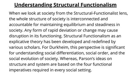 Structural Functionalism: Definition, Theories and Criticism