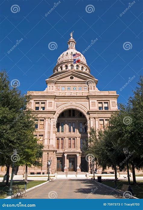 Texas State Capitol stock image. Image of statue, official - 7597373