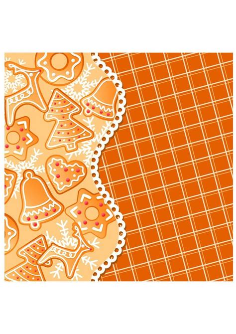 Gingerbread cookie background 11153333 Vector Art at Vecteezy