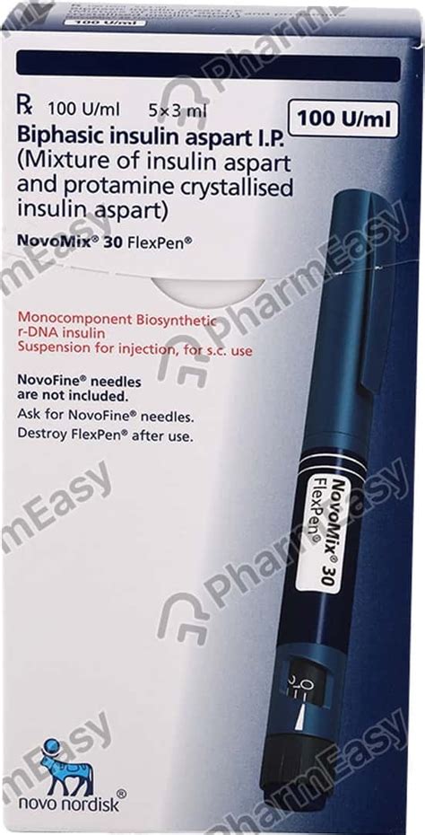 Novomix 30 Flexpen 100iu Pre Filled Pen Of 3ml Suspension For Injection | ubicaciondepersonas ...