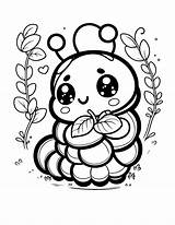 Free Caterpillar Coloring Pages For Kids sketch template