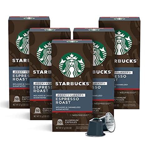 Starbucks by Nespresso, Decaf Espresso Dark Roast (50-count single ...