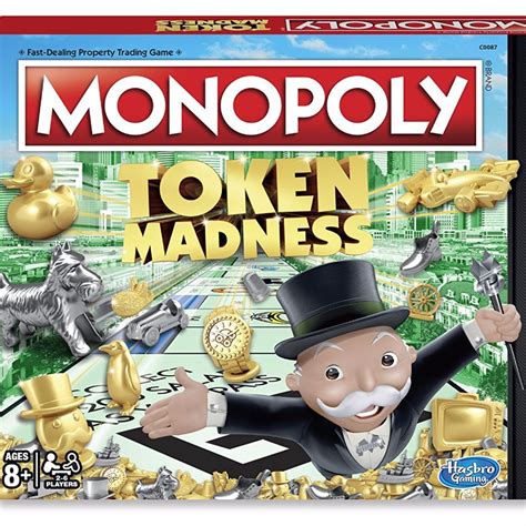 Monopoly Token Madness Board Game, Toys & Games, Board Games & Cards on ...