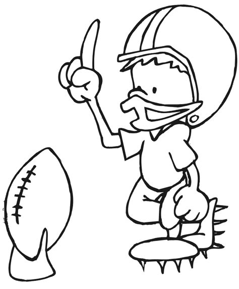 Football Coloring Pages For Kids Printable - Coloring Home