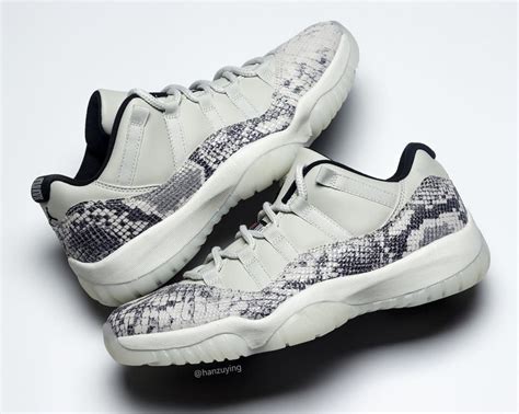 Air Jordan 11 Low "Blue Snakeskin"