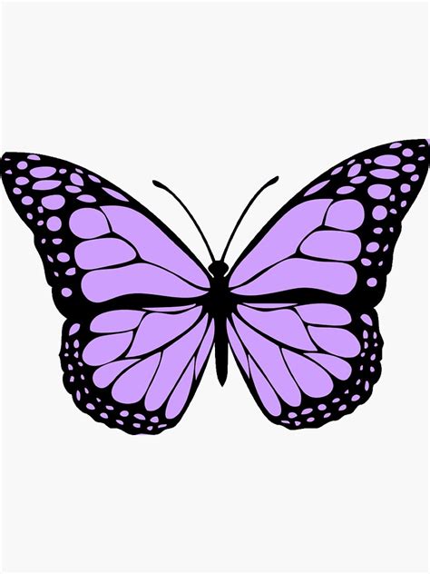 "light purple butterfly" Sticker for Sale by karestolarczyk | Purple butterfly tattoo, Butterfly ...