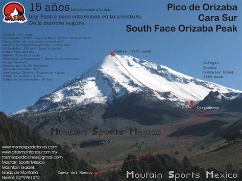 Mountain Sports Mexico: Leyenda del Pico de Orizaba