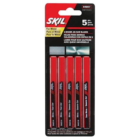 Skil 94907 Metal Jig Saw Blades Set, Silver - 5 Piece - Walmart.com