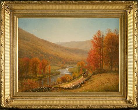 Worthington Whittredge - Scene on the Upper Delaware River For Sale at 1stDibs