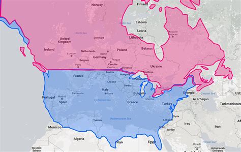 What City in Europe or North America Is on the Same Latitude as Yours?