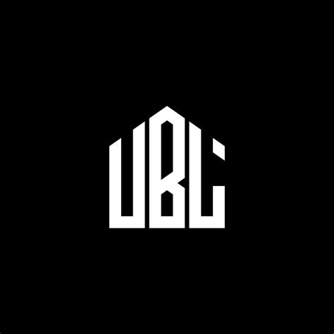 UBL letter logo design on BLACK background. UBL creative initials letter logo concept. UBL ...