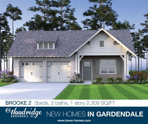 Brooke 2 Floor Plan in Woodridge, Gardendale. New community by Tower Homes. Woodridge ...