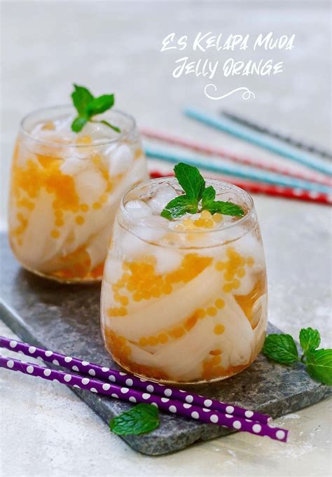 Resep es kelapa muda jelly orange, segar dan mudah dibuat | News+ on RCTI+