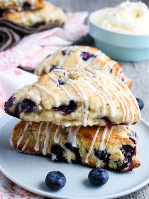 Easy Blueberry Scones (Gluten-Free Optional) - Mommy Hates Cooking