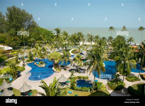 Shangri la Golden Sands Resort Batu Ferringhi Penang Malaysia Stock Photo - Alamy