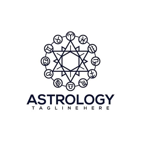 Premium Vector | Astrology logo