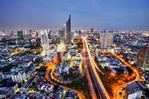 Bangkok Skyline Stock Photo | Royalty-Free | FreeImages