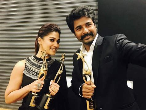 Velaikkaran fame Sivakarthikeyan and Nayanthara at SIIMA awards 2017 ...