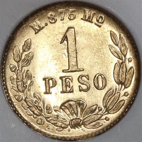 1902-Mo NGC MS 65 Mexico Gold 1 Peso Coin Rare 11k Coins Minted (18072702C) | Coins, Ngc, Rare