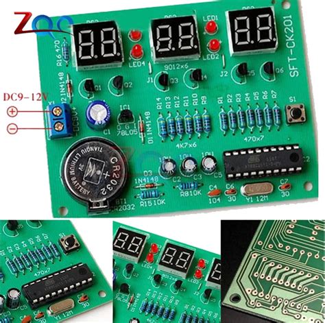 Aliexpress.com : Buy DIY Kits AT89C2051 Electronic Clock Digital Tube LED Display Suite ...