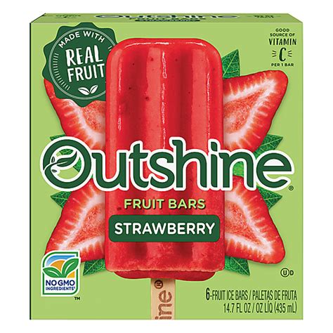 Nestle Outshine Strawberry Fruit Bars | Bars & Popsicles | Houchens Market Place