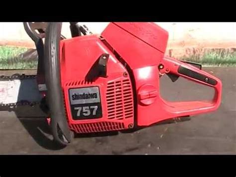 VINTAGE 757 SHINDIAWA CHAINSAW - YouTube