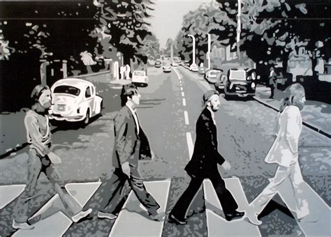 The Beatles " Abbey Road ", Malerei von Ado | Artmajeur