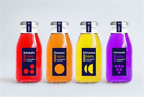 Lotte is the Juice Concept Inspired By Bauhaus Design | Bottle design ...