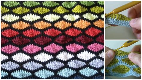 Wave Stitch Video Tutorial - Crochet Ideas | Crochet, Crochet tutorial ...