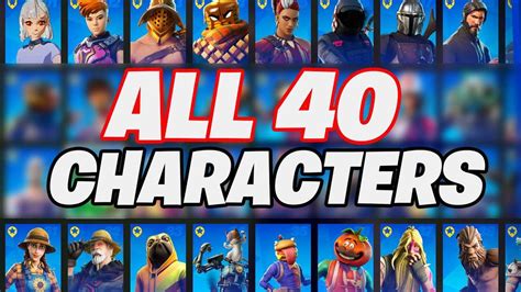 All 40 Fortnite Characters Locations: Check in Here