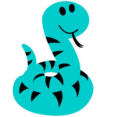 Snake clipart blue, Snake blue Transparent FREE for download on ...