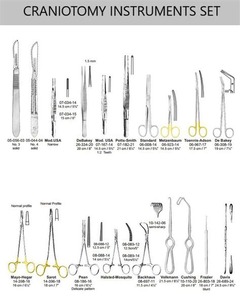 Craniotomy Instruments Set | Instruments Bedah Falcon