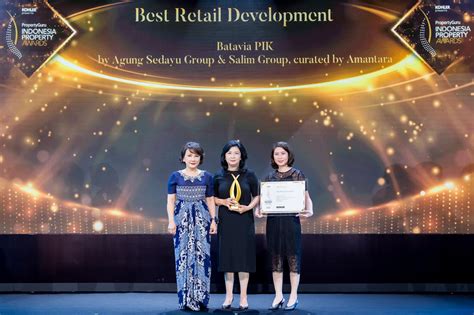 Agung Sedayu Group Again Achieve “Best Retail Development Batavia PIK” in the Indonesia Property ...