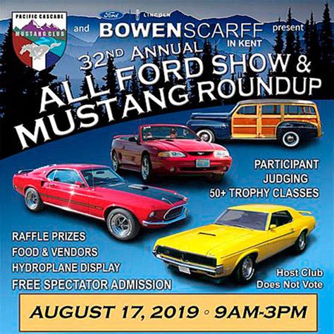 Bowen Scarff Ford car show set for Aug. 17 at Kent’s ShoWare Center ...