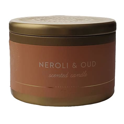 11oz Neroli & Oud Radiance Medium Tin Candle by Clintons | Jinkys