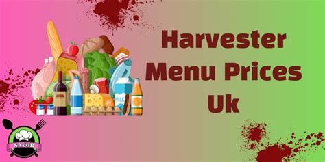 Harvester Menu Prices UK [Updated] | August 2024