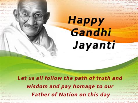 Happy Mahatma Gandhi Jayanti Wallpaper