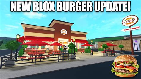 NEW BLOX BURGER UPDATE IN BLOXBURG!! - YouTube