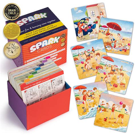 Spark Sequencing Cards For Storytelling and Speech Therapy Game Special Education | Oriental Trading