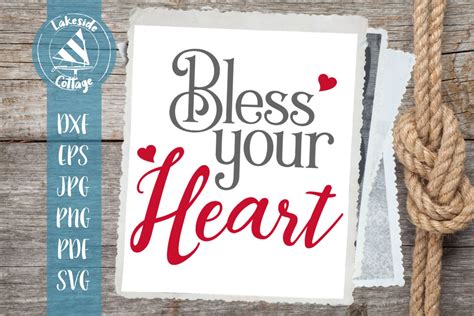 Bless Your Heart Southern Saying Svg Inspirational Svg - Etsy