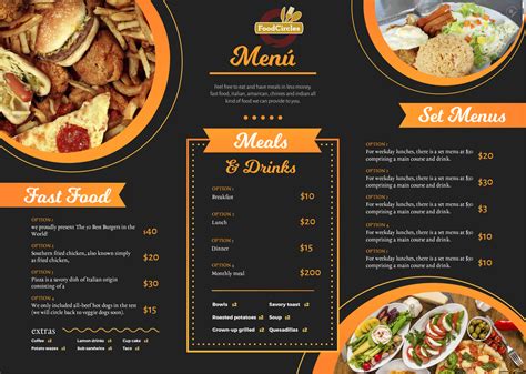 Restaurant Menu Card Design by mdattaind on DeviantArt